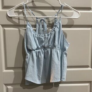RSQ Sky Blue Textured Camisole